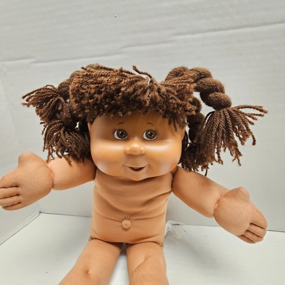 CPK Cabbage Patch Kids African American Brown Eyes Braids 2004 2005 Doll Signed - Picture 10 of 16